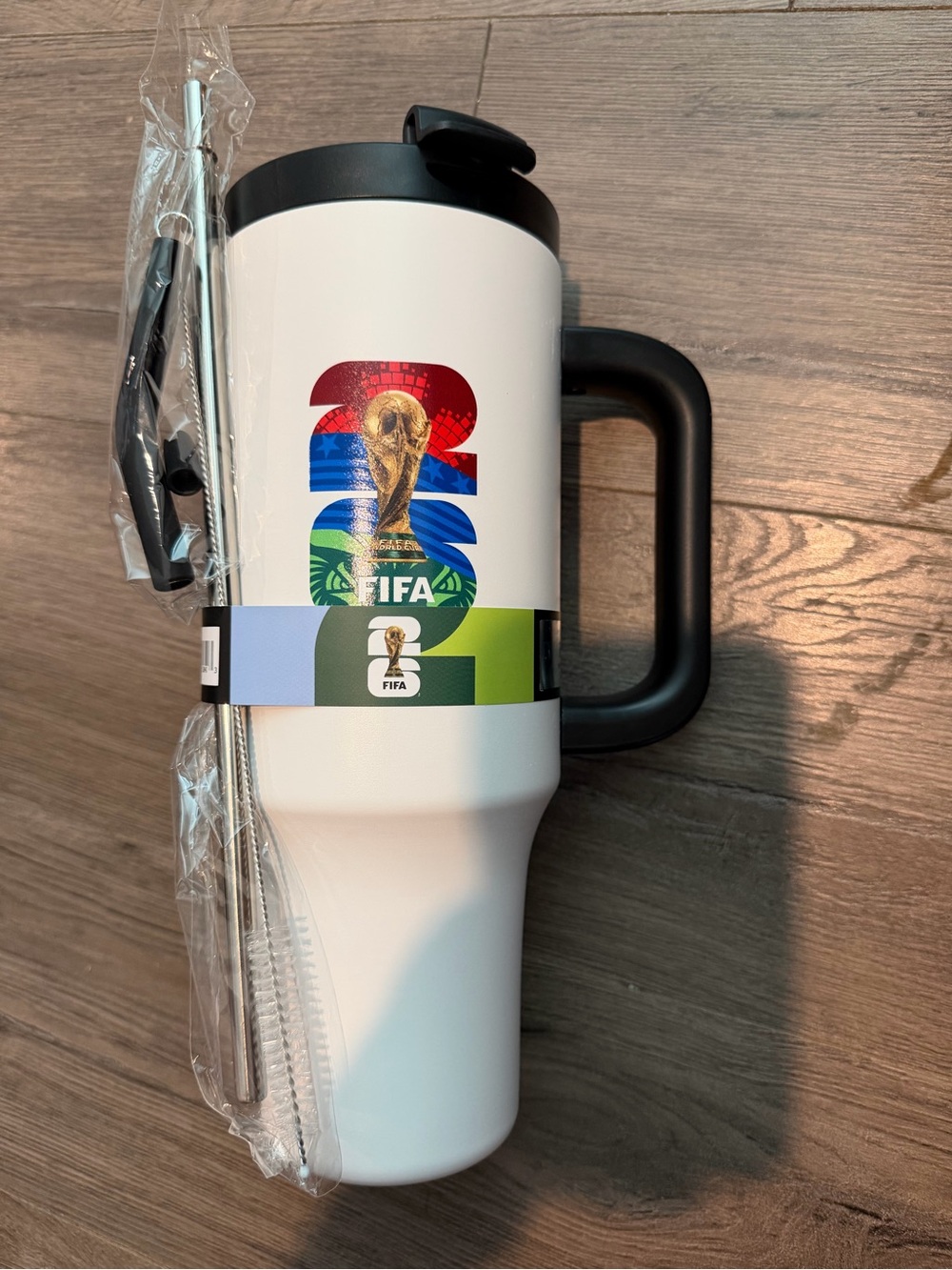 FIFA World Cup 2026 40oz CAN USA MEX Stainless Steel Insulated Tumbler Handle